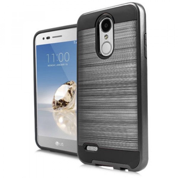 Wholesale LG Aristo 2, Tribute Dynasty, LG K8 (2018) Armor Hybrid Case (Black)